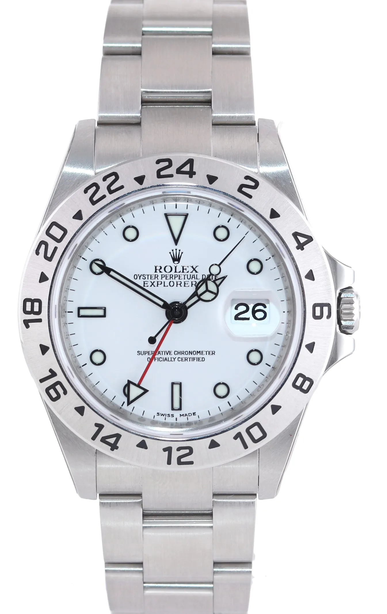 Brand New Stickers 2009 ENGRAVED REHAUT Rolex Explorer II 16570 Polar 3186 Watch