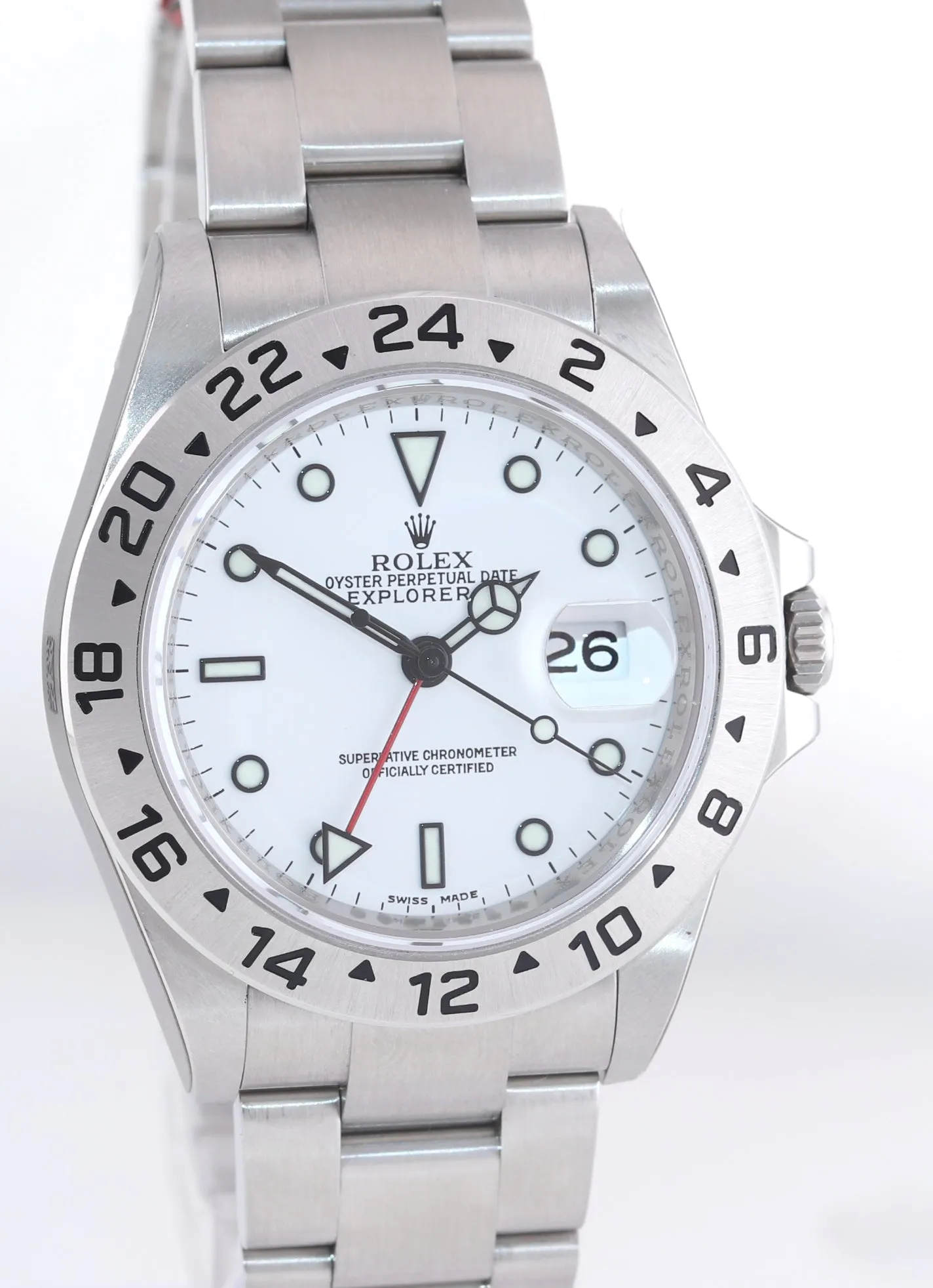 Brand New Stickers 2009 ENGRAVED REHAUT Rolex Explorer II 16570 Polar 3186 Watch