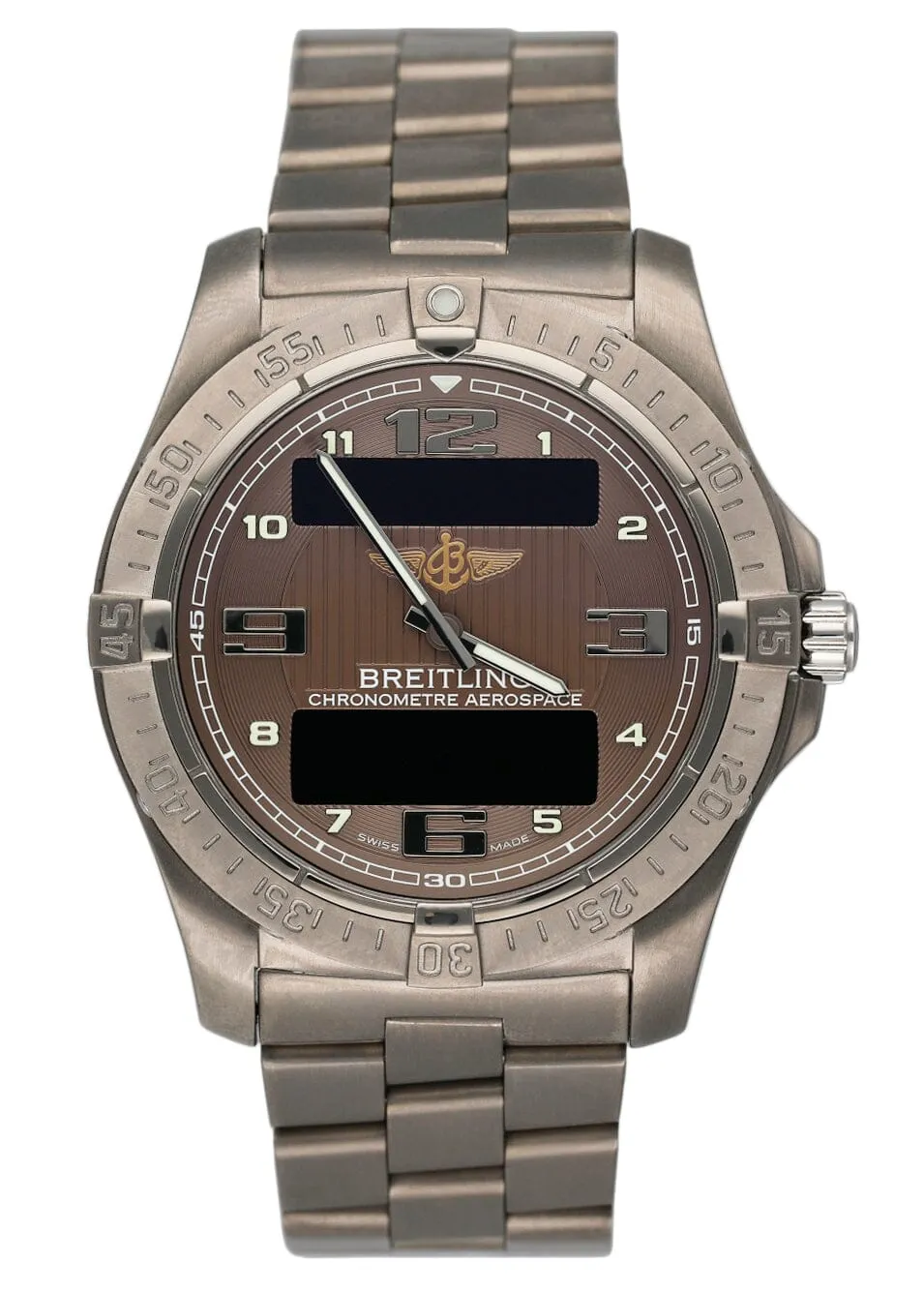 Breitling Aerospace Advantage E7936210 Titanium Mens Watch Box Papers