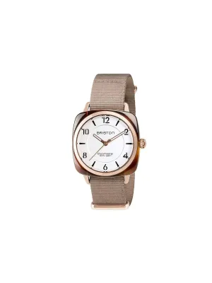 Briston Clubmaster Chic Acetate HMS Gold White Dial and Rose Gold 36mm