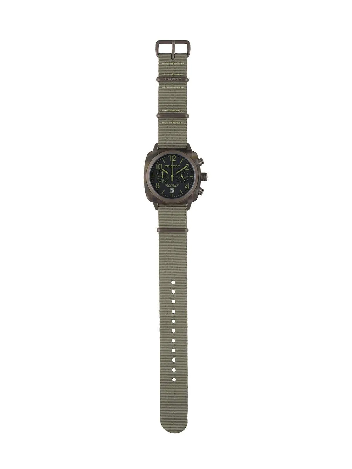 Briston Clubmaster Classic Acetate Chronograph Jungle 40mm
