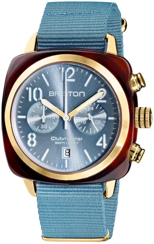 Briston Clubmaster Classic Acetate Gold Watch