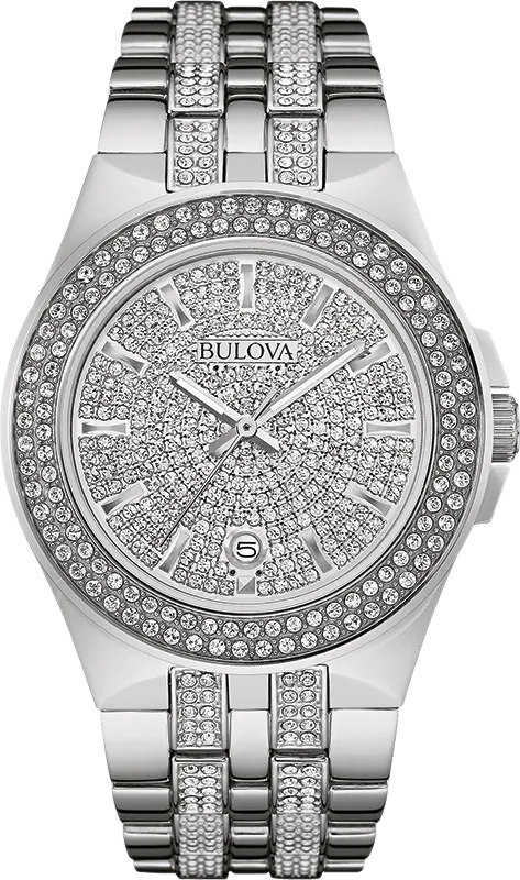 Bulova Crystal Men's Watch 96B235
