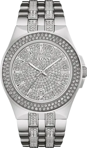 Bulova Crystal Men's Watch 96B235