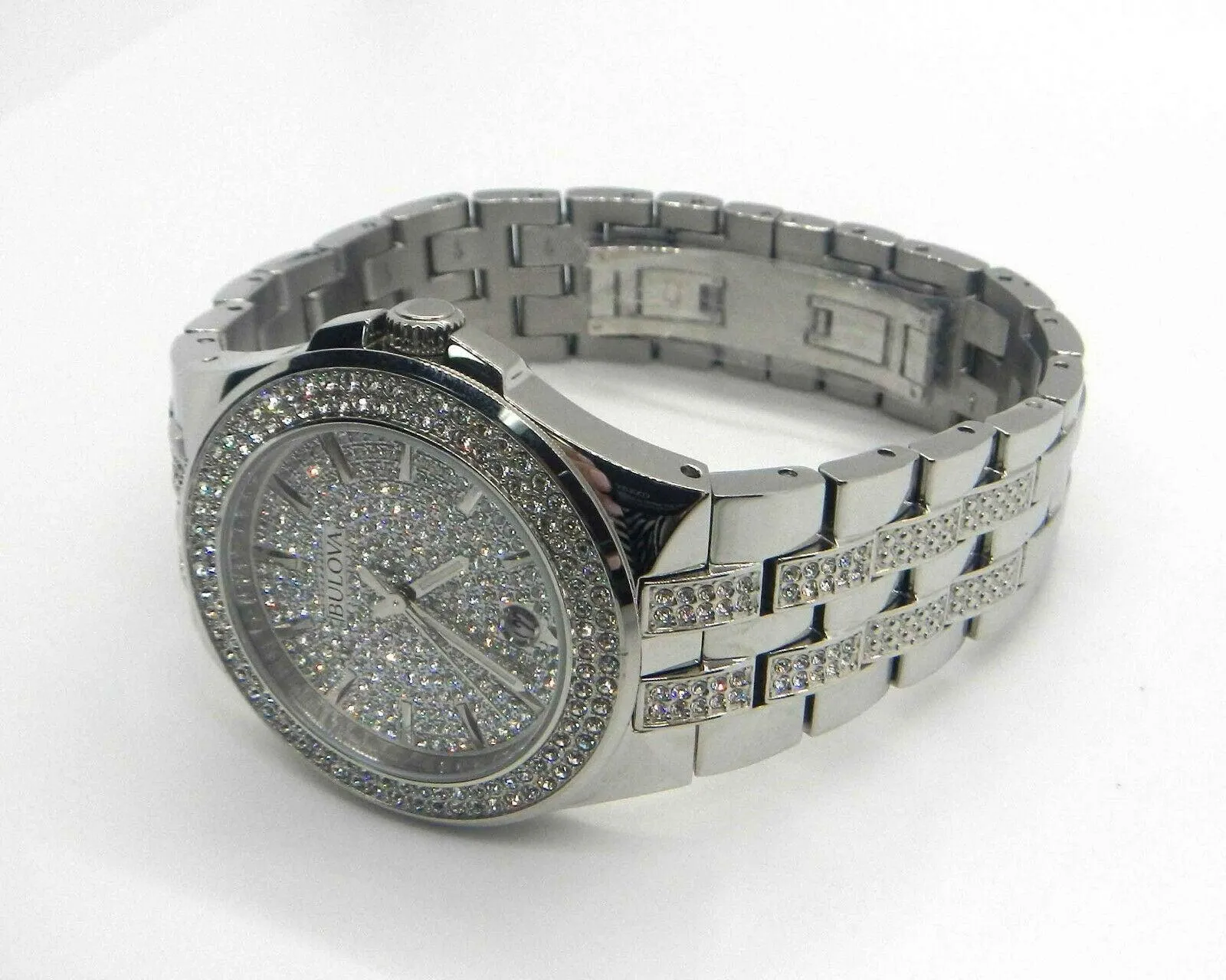 Bulova Crystal Men's Watch 96B235