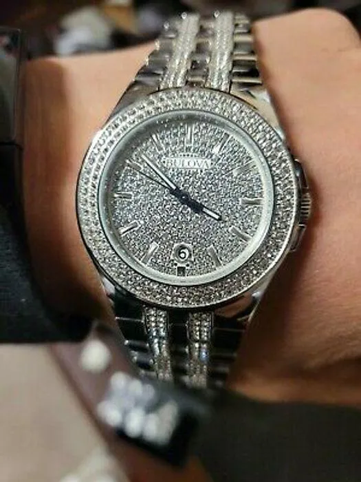 Bulova Crystal Men's Watch 96B235
