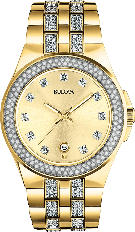 Bulova Crystal Men's Watch 98B174