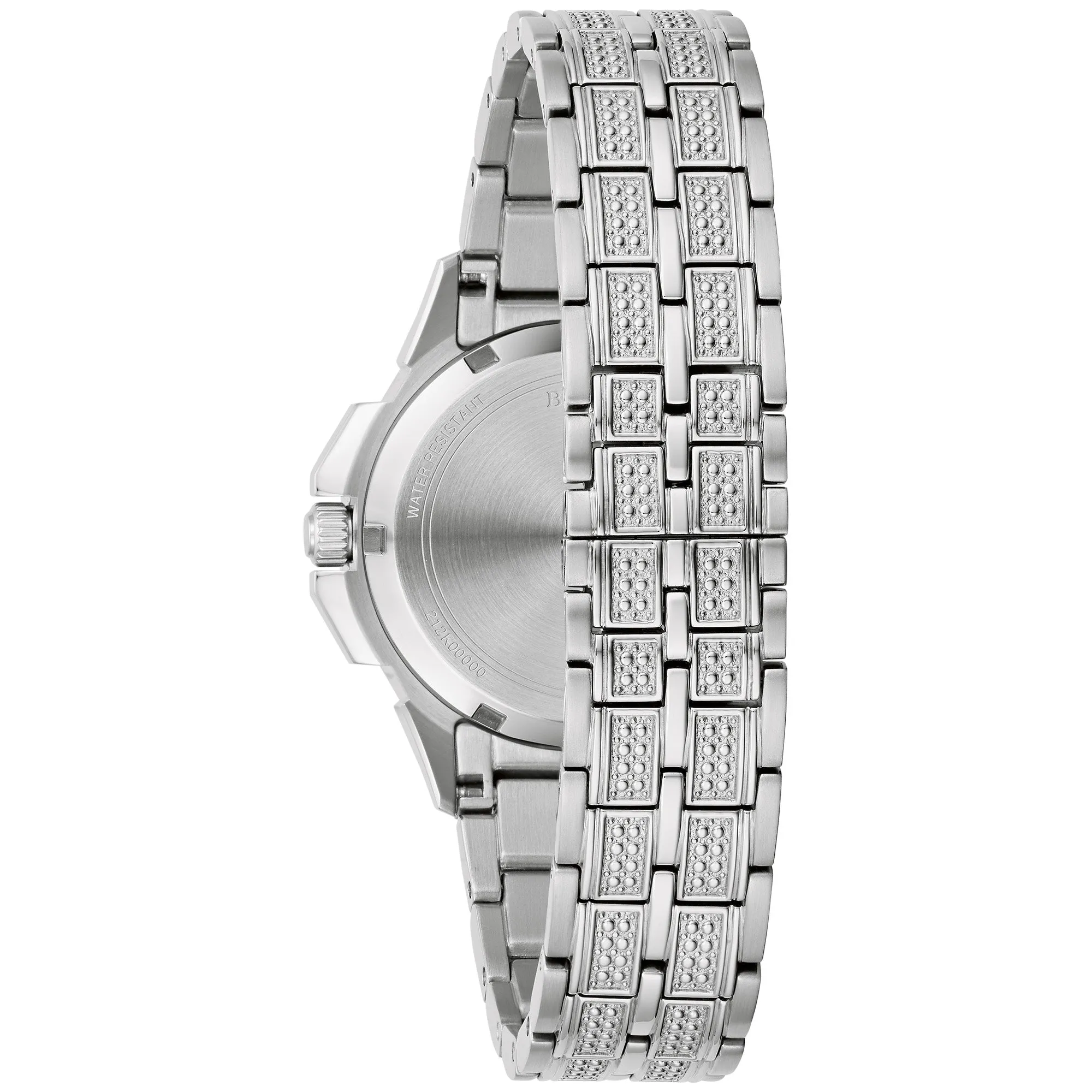 Bulova Dress/Classic Crystal Ladies Watch Stainless Steel