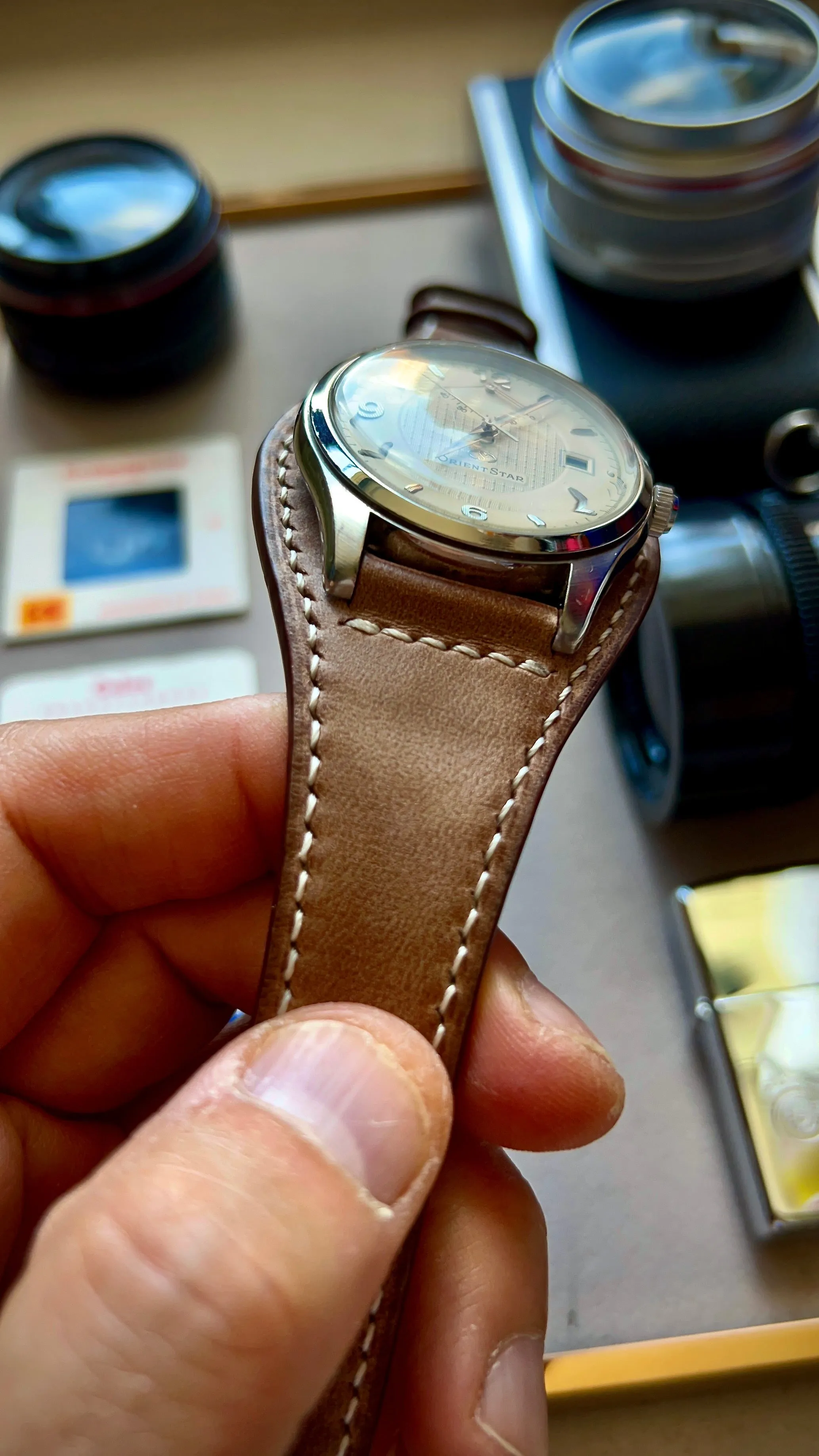 Bund Watch Strap, watch straps 20mm 22mm, Gift Ideas for Valentines Day, Watch Band 18mm, Leather Watch Band