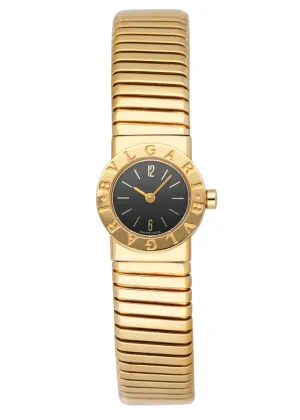 Bvlgari Tubogas BB 19 2T 18K Yellow Gold Ladies Watch
