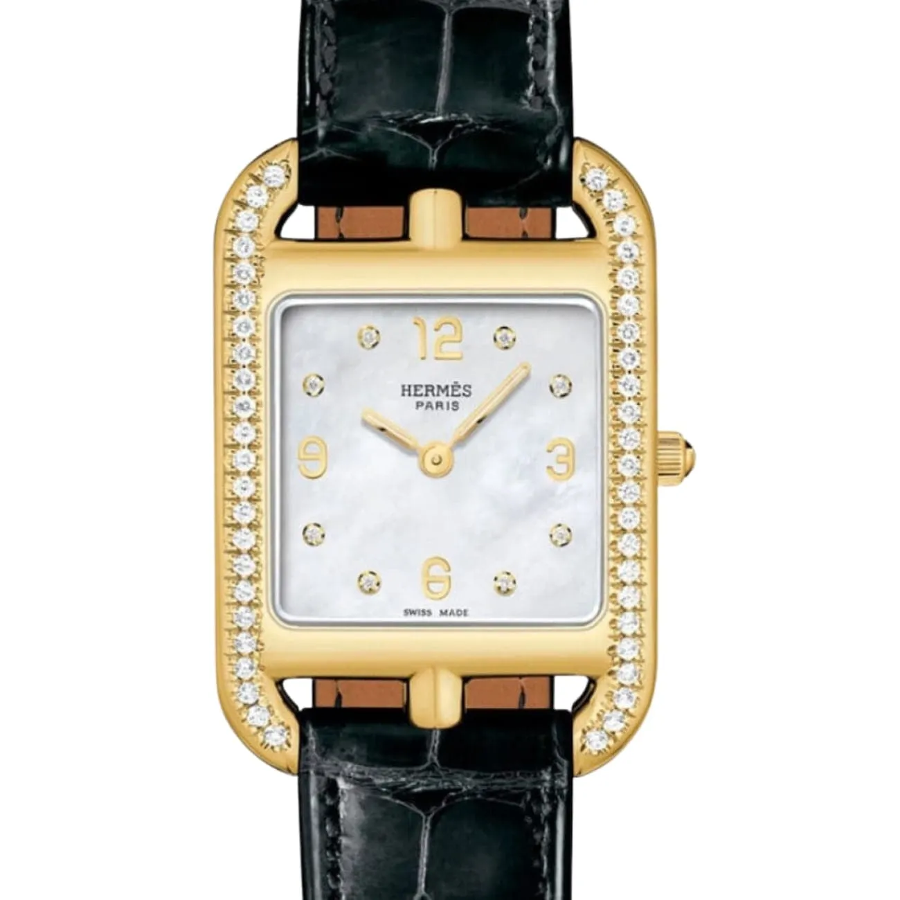 CAPE COD - MOTHER OF PEARL DIAMOND SET MEDIUM WATCH