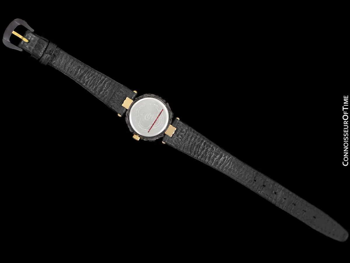 Carrera y Carrera Ladies Equestrian 18K Gold & Sculptured Titanium Horse Watch
