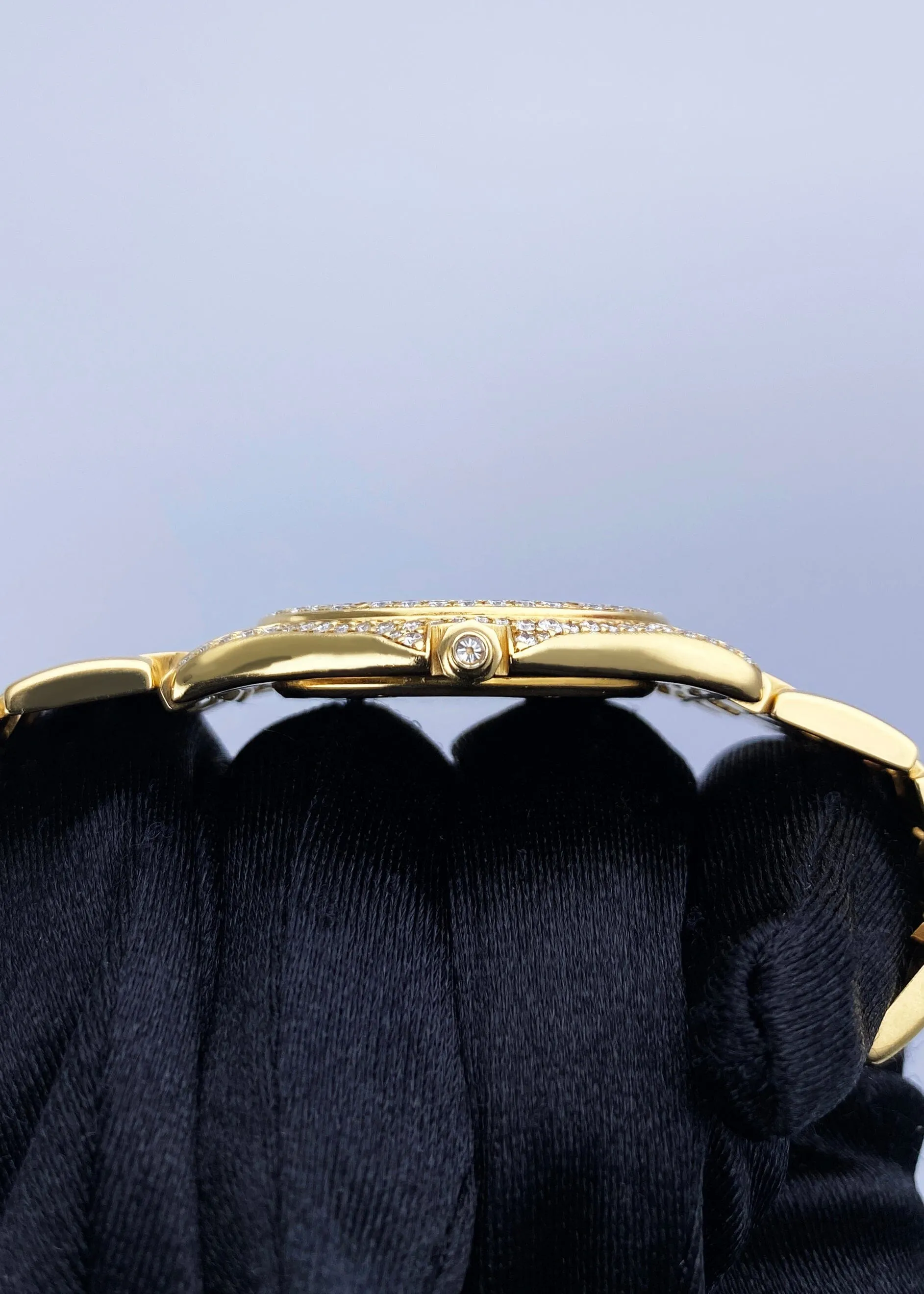 Cartier Cougar WF8006B9 Diamond 18K Yellow Gold Watch