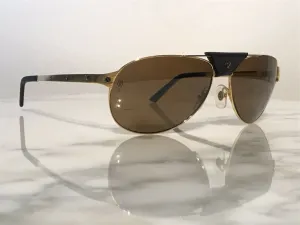 Cartier Gold Santos DuMont Sunglasses Glasses