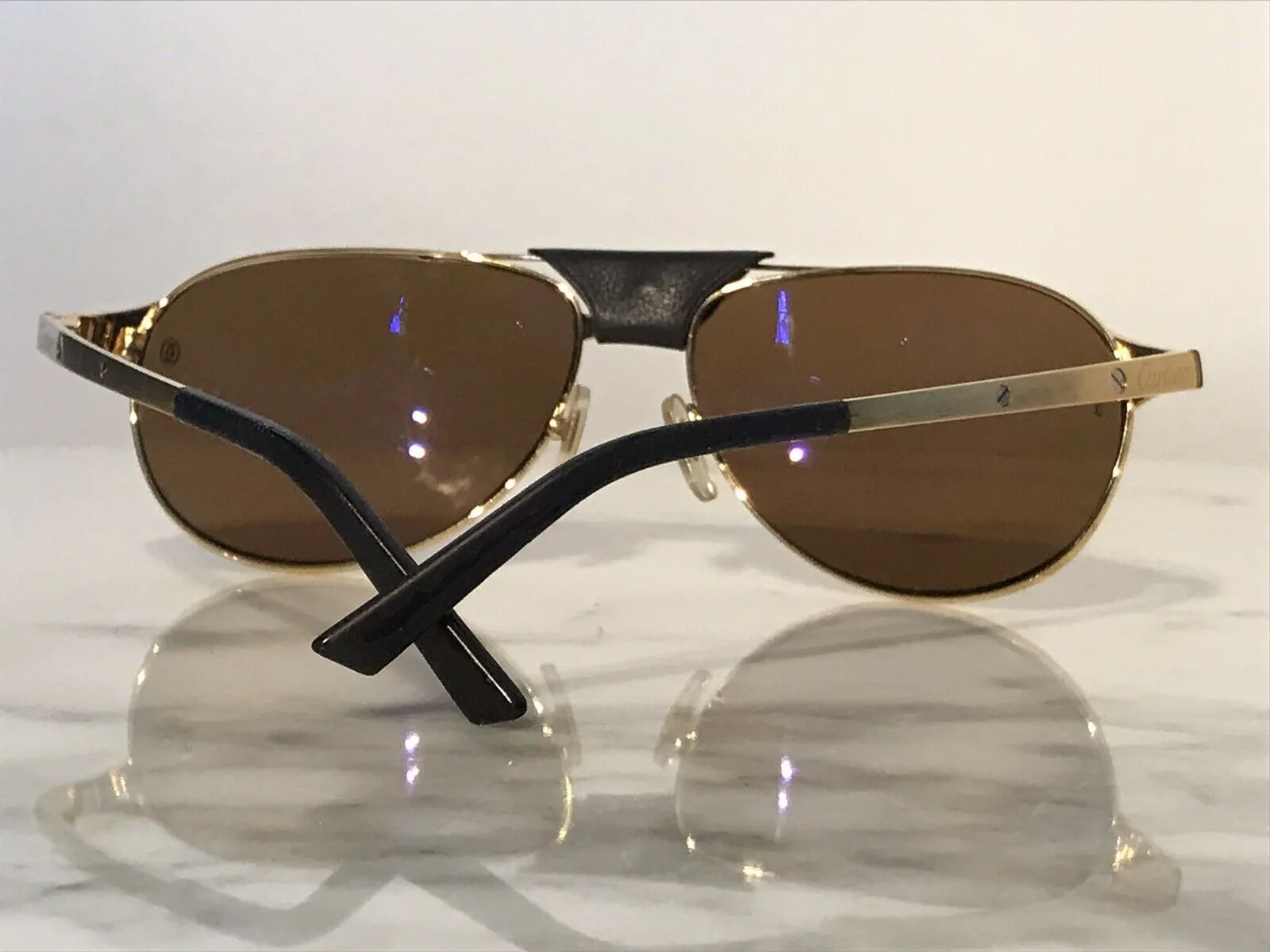Cartier Gold Santos DuMont Sunglasses Glasses