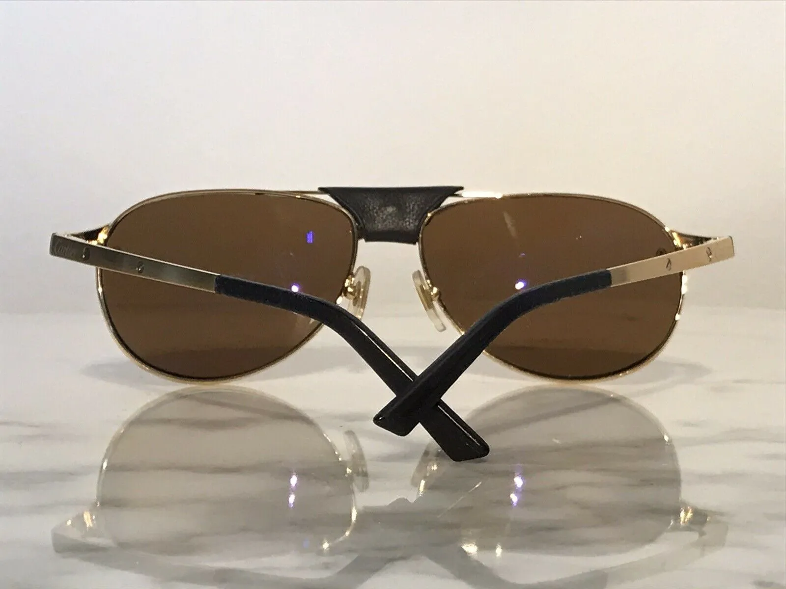 Cartier Gold Santos DuMont Sunglasses Glasses
