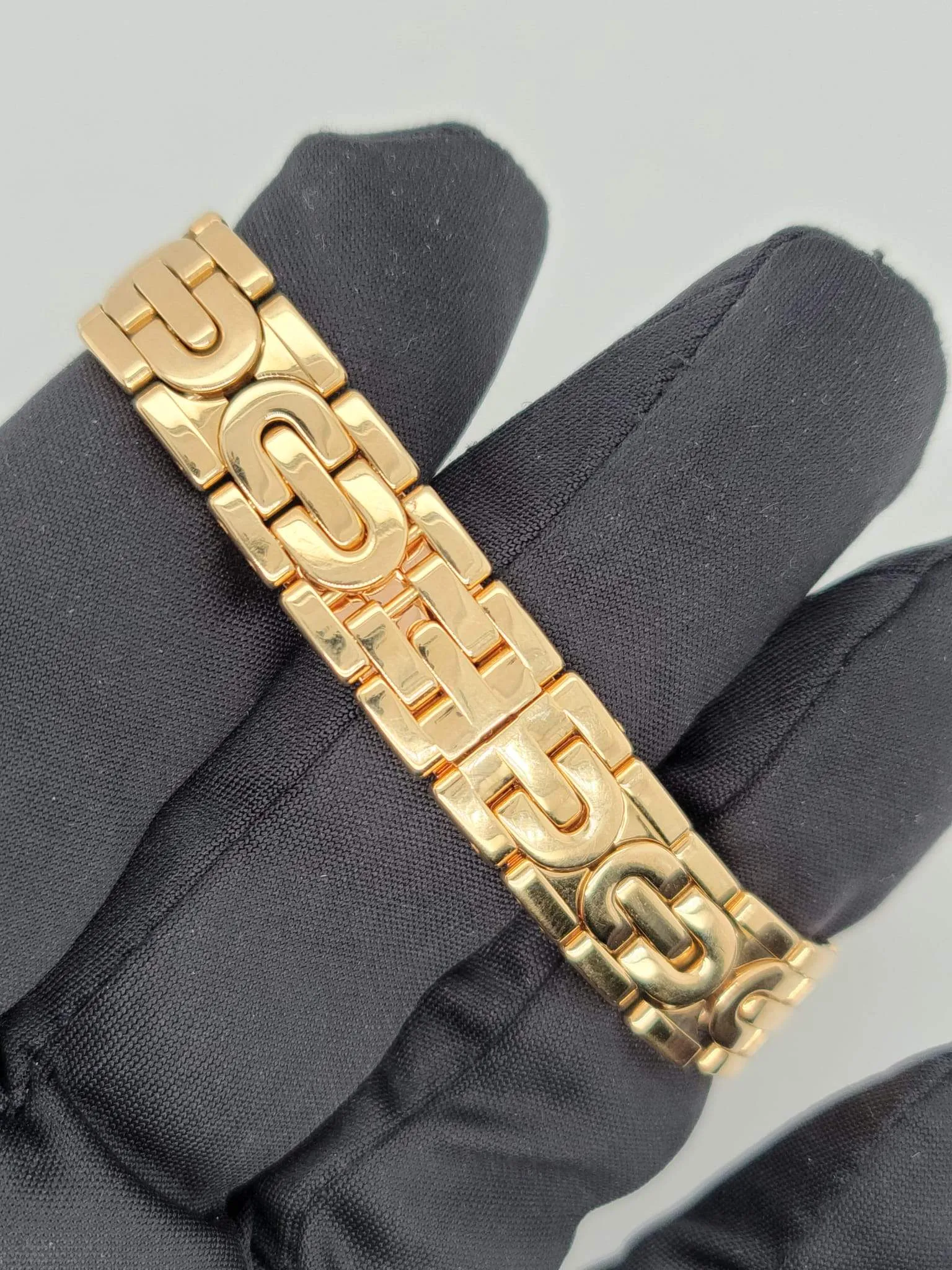 Cartier Panthere 1280/2 Blue Lapis Dial Art Deco Yellow Gold Ladies Watch