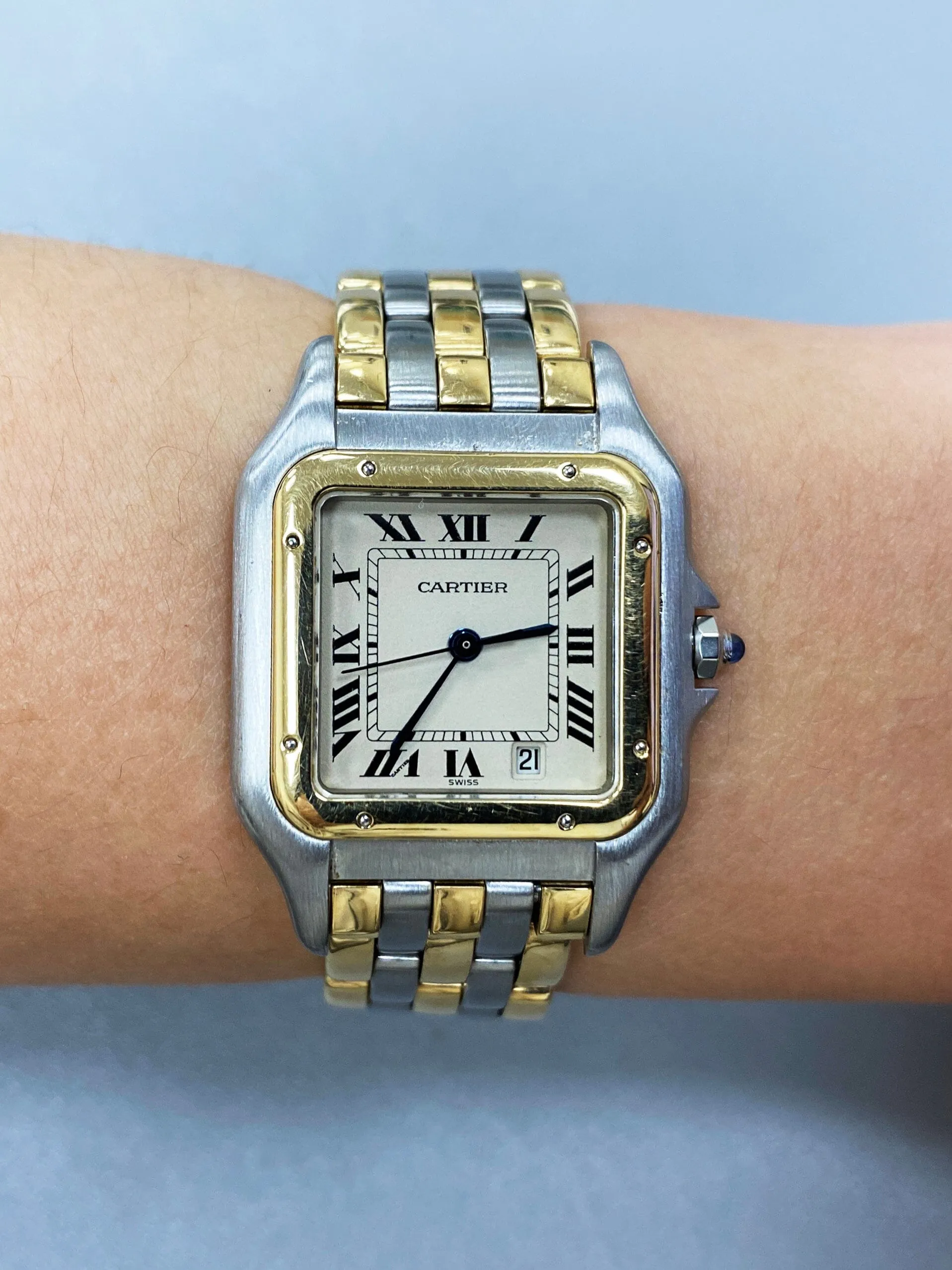 Cartier Panthere 187949 Midsize Three Row Ladies Watch