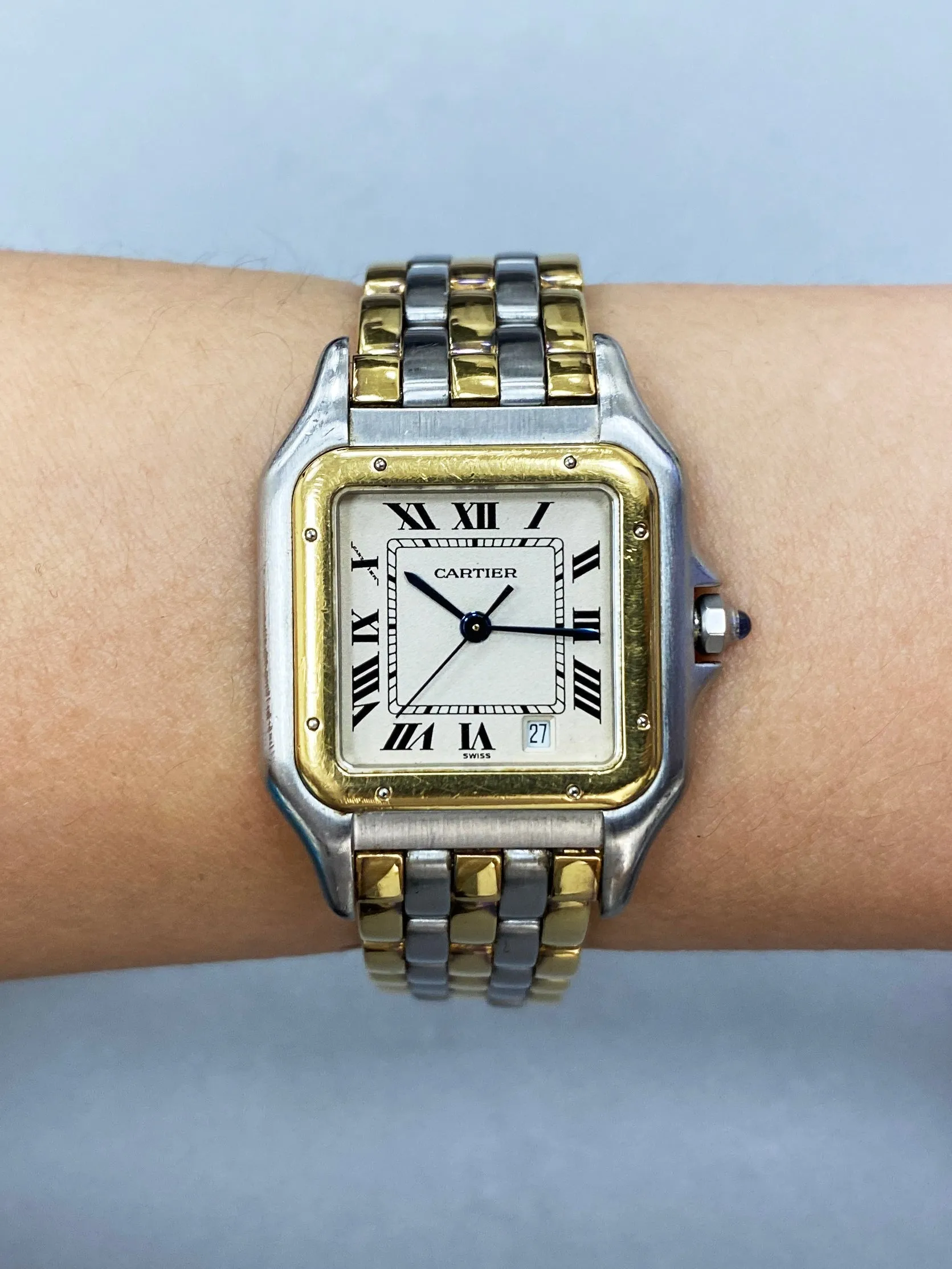 Cartier Panthere 187949 Three Row Midsize Ladies Watch