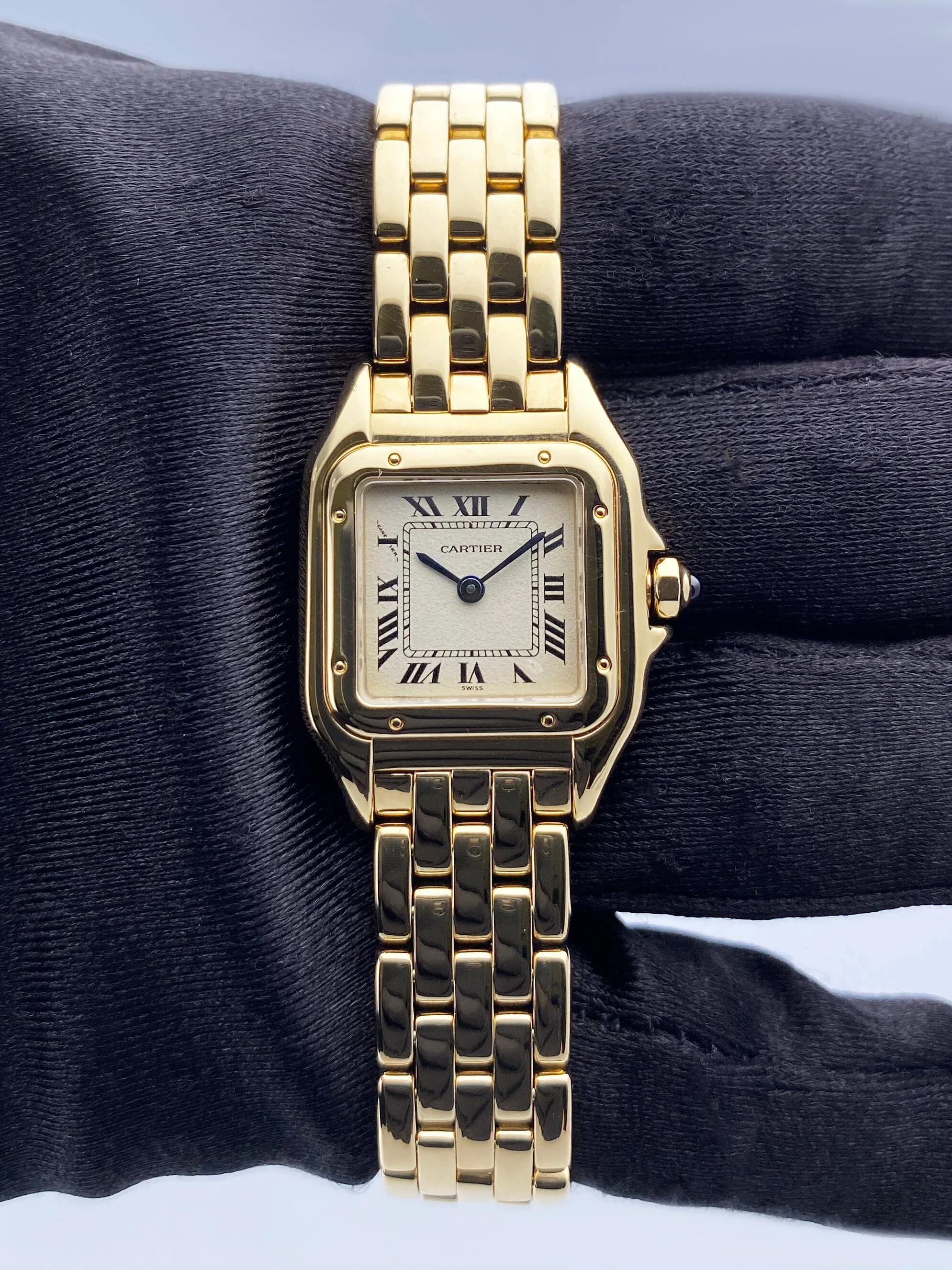 Cartier Panthere 8057917 18K Yellow Gold Ladies Watch Box Papers