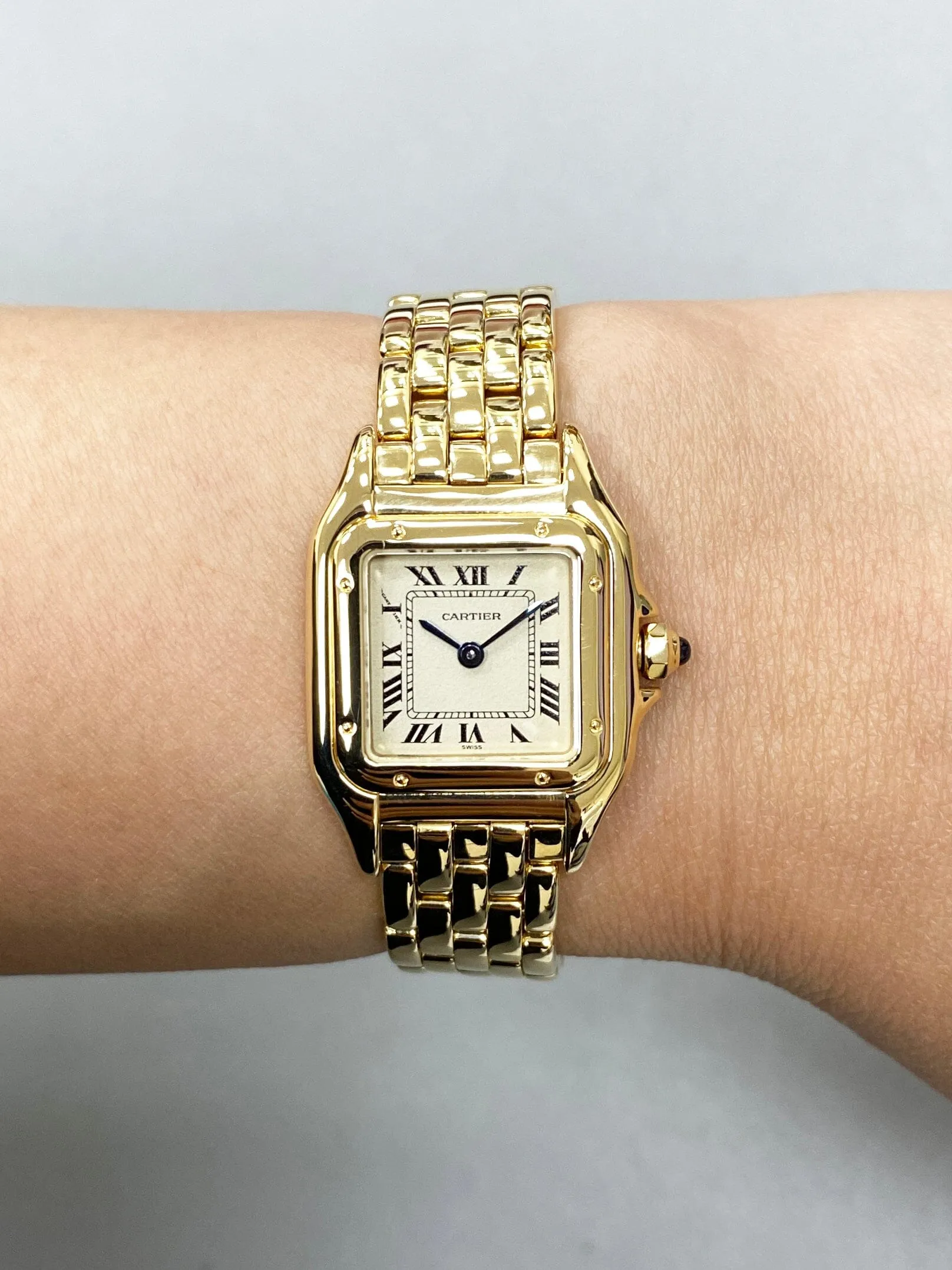 Cartier Panthere 8057917 18K Yellow Gold Ladies Watch Box Papers