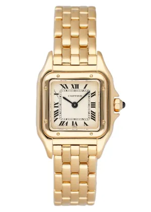 Cartier Panthere 8057917 18K Yellow Gold Ladies Watch Box Papers