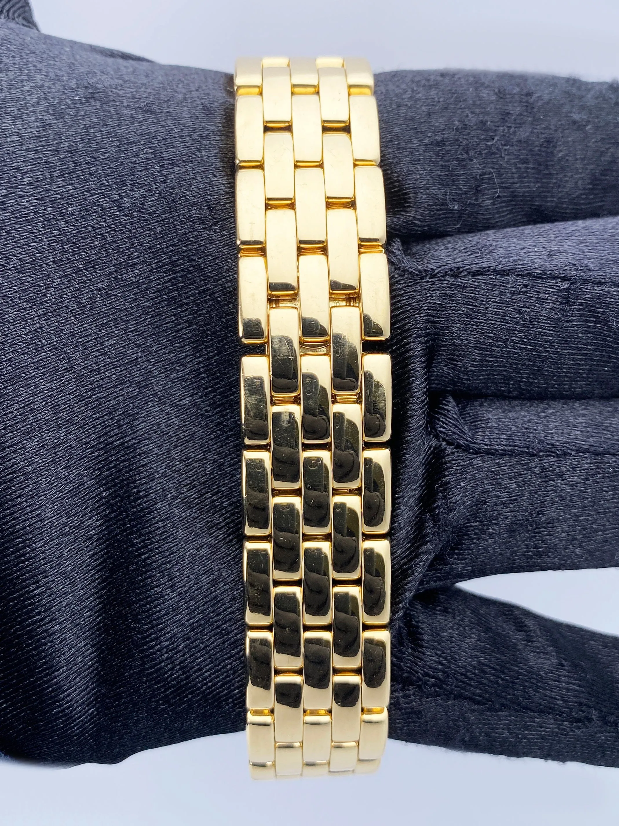 Cartier Panthere 887968 18K Yellow Gold Mens Watch Box Papers