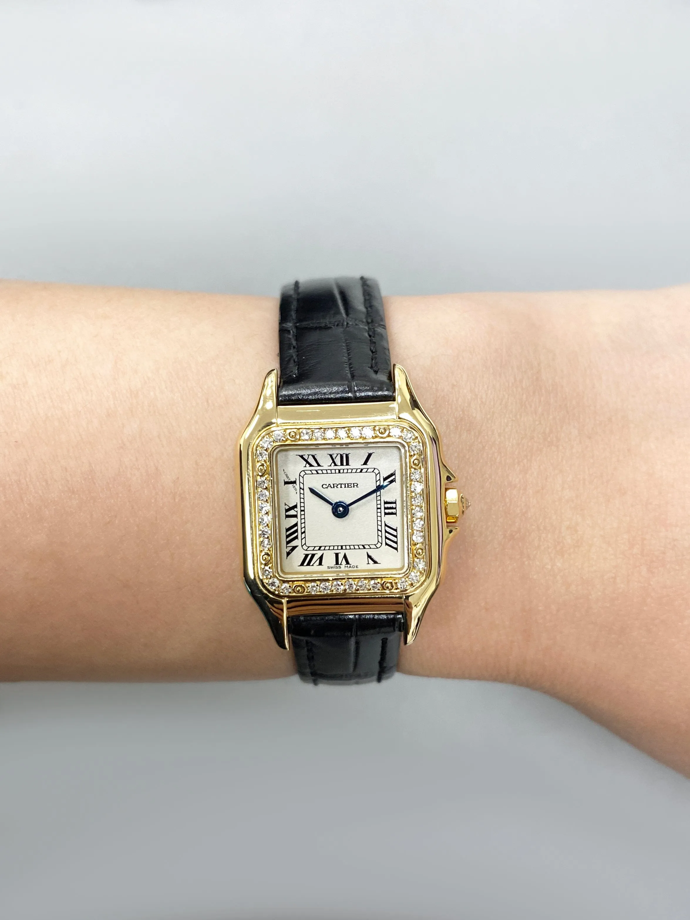 Cartier Panthere Classique WF3070B9 Diamond Ladies Watch