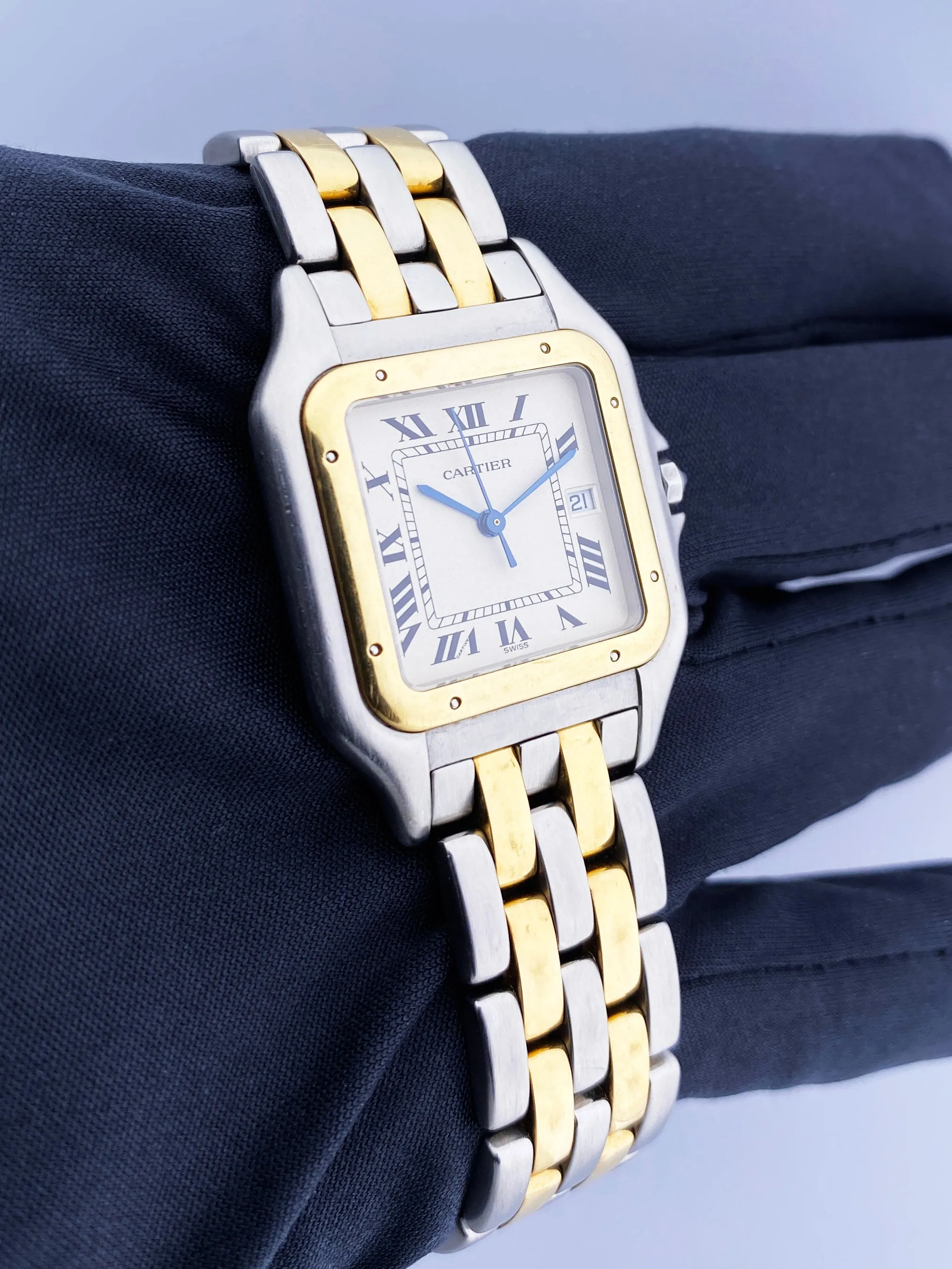 Cartier Panthere Jumbo 187957 Two Tone Mens Watch