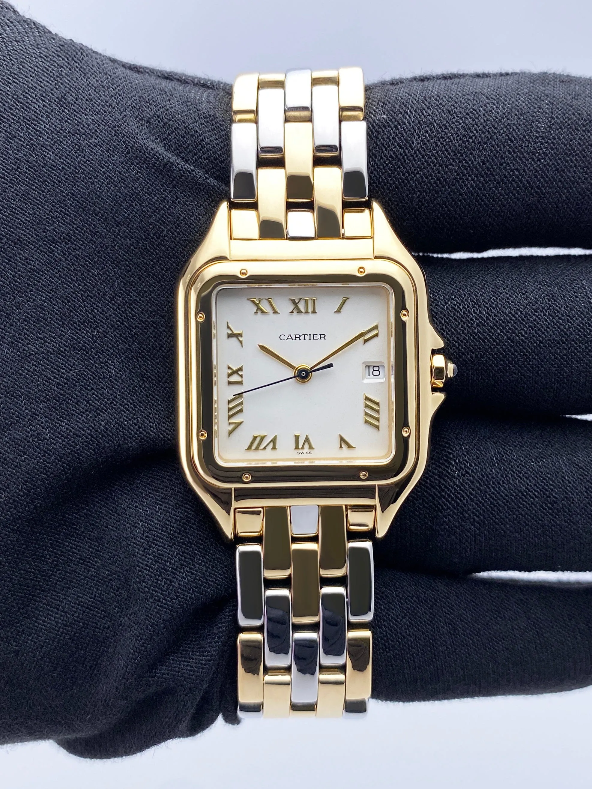 Cartier Panthere Large W25039L6 Two Tone Mens Watch