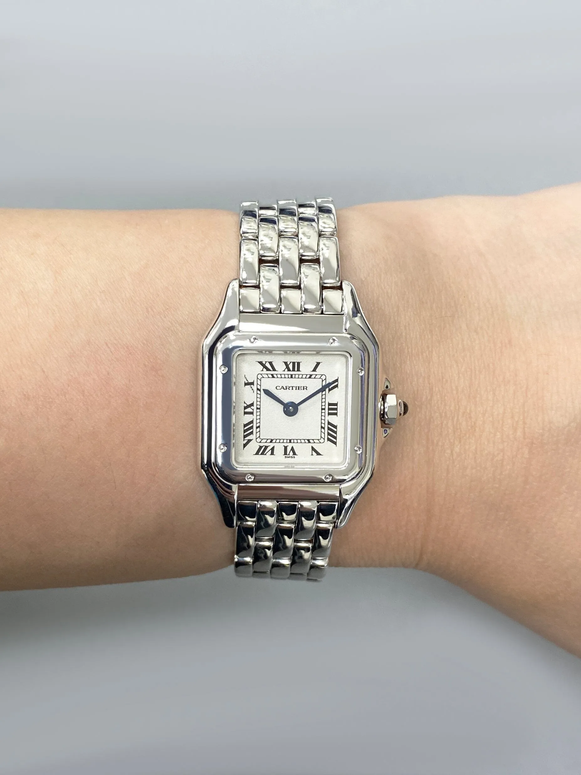 Cartier Panthere W25016F3 White Gold Ladies Watch