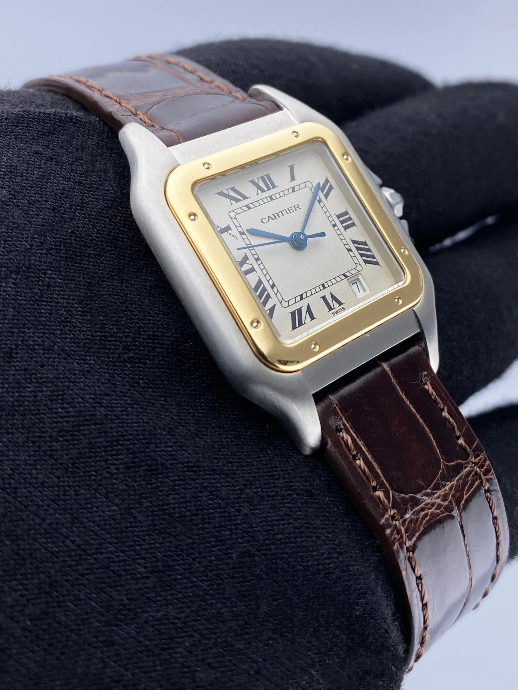 Cartier Panthere W250285E Midsize Two Tone Ladies Watch Box Papers