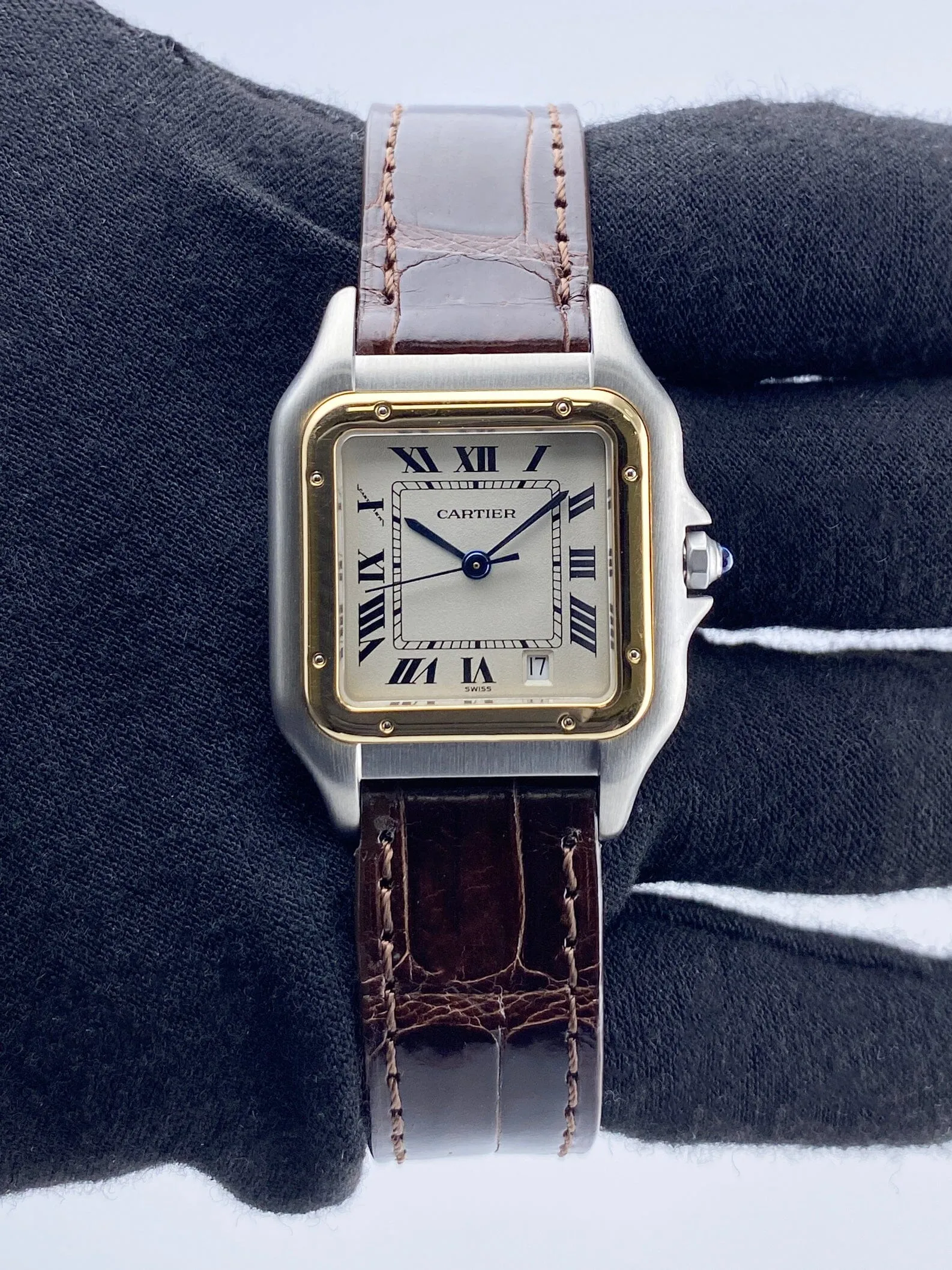 Cartier Panthere W250285E Midsize Two Tone Ladies Watch Box Papers