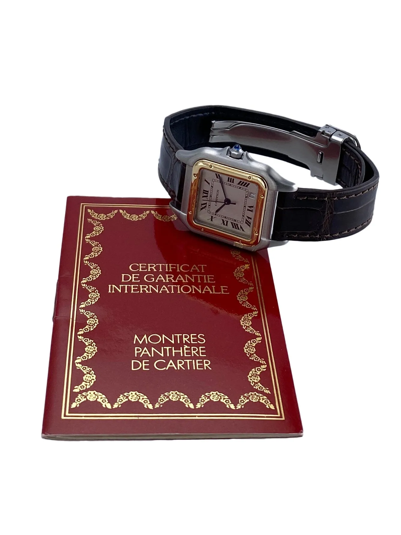 Cartier Panthere W250285E Midsize Two Tone Ladies Watch Box Papers
