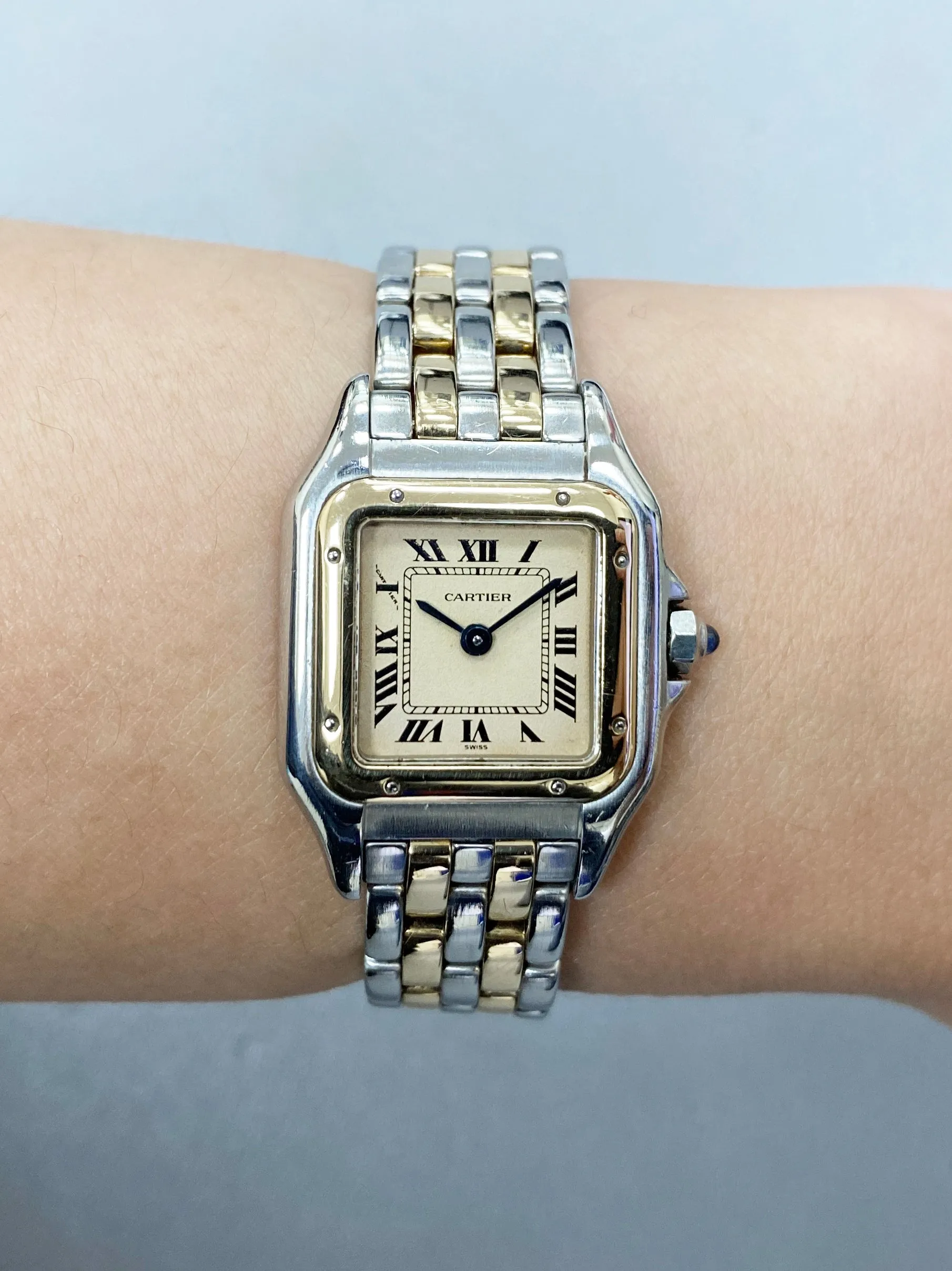 Cartier Panthere W25028B6 Two Rows Ladies Watch