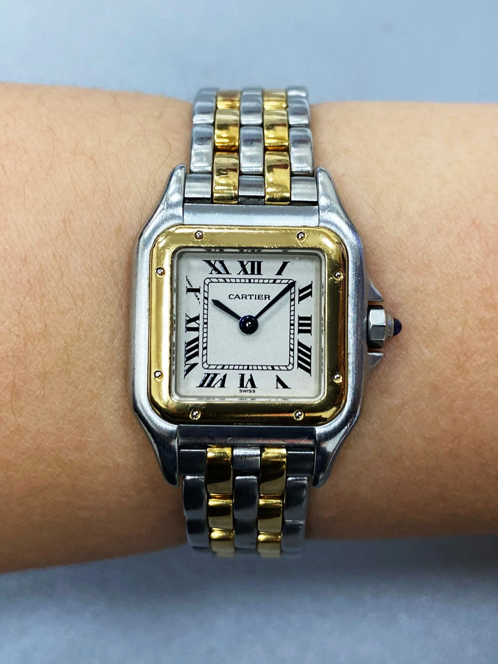 Cartier Panthere W25029B6 Two Rows Ladies Watch