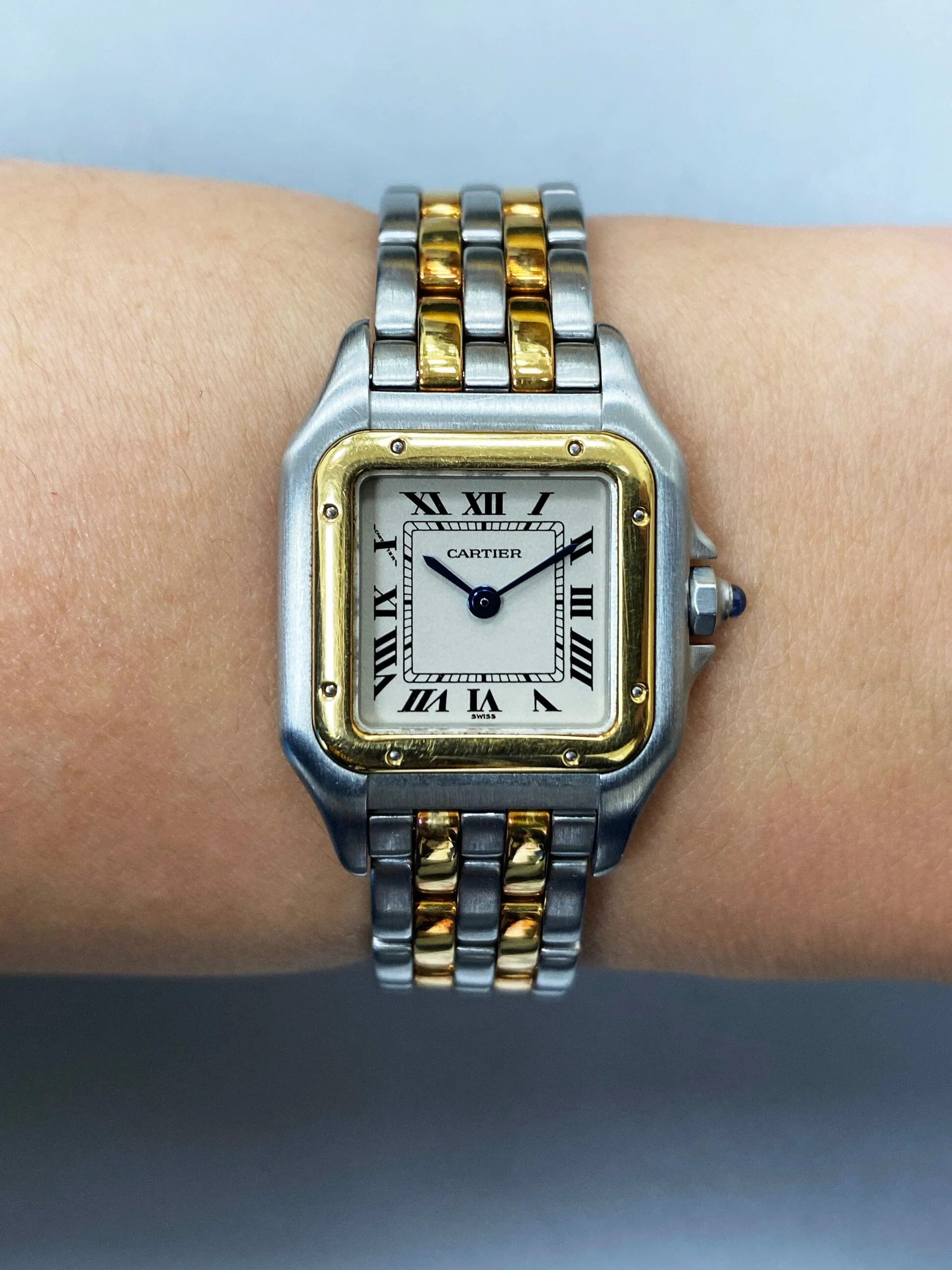 Cartier Panthere W25029B6 Two Rows Ladies Watch