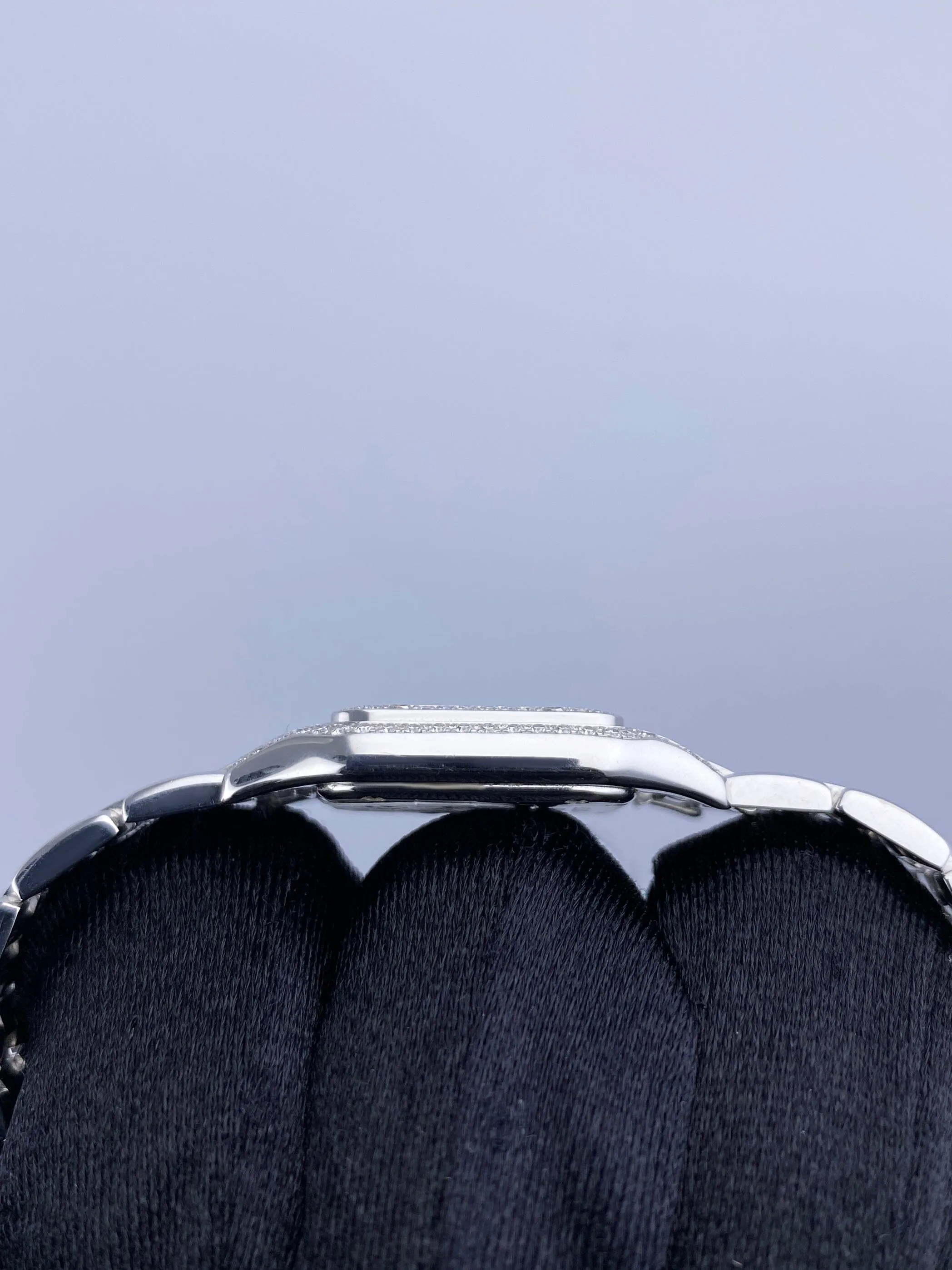 Cartier Panthere WF3259F3 Salmon Dial White Gold Diamond Ladies Watch