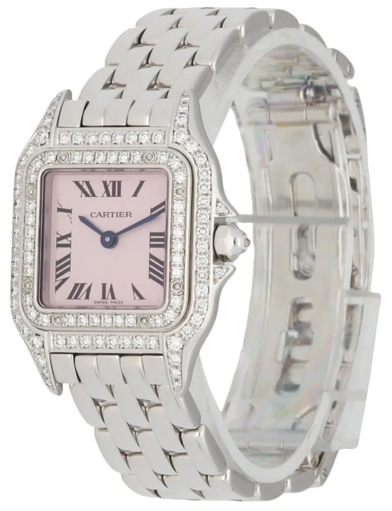 Cartier Panthere WF3259F3/1660 18K White Gold Diamond Ladies Watch