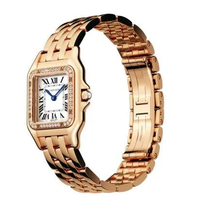 Cartier Panthere WJPN0009 Midsize Pink Gold Watch Box Papers NEW