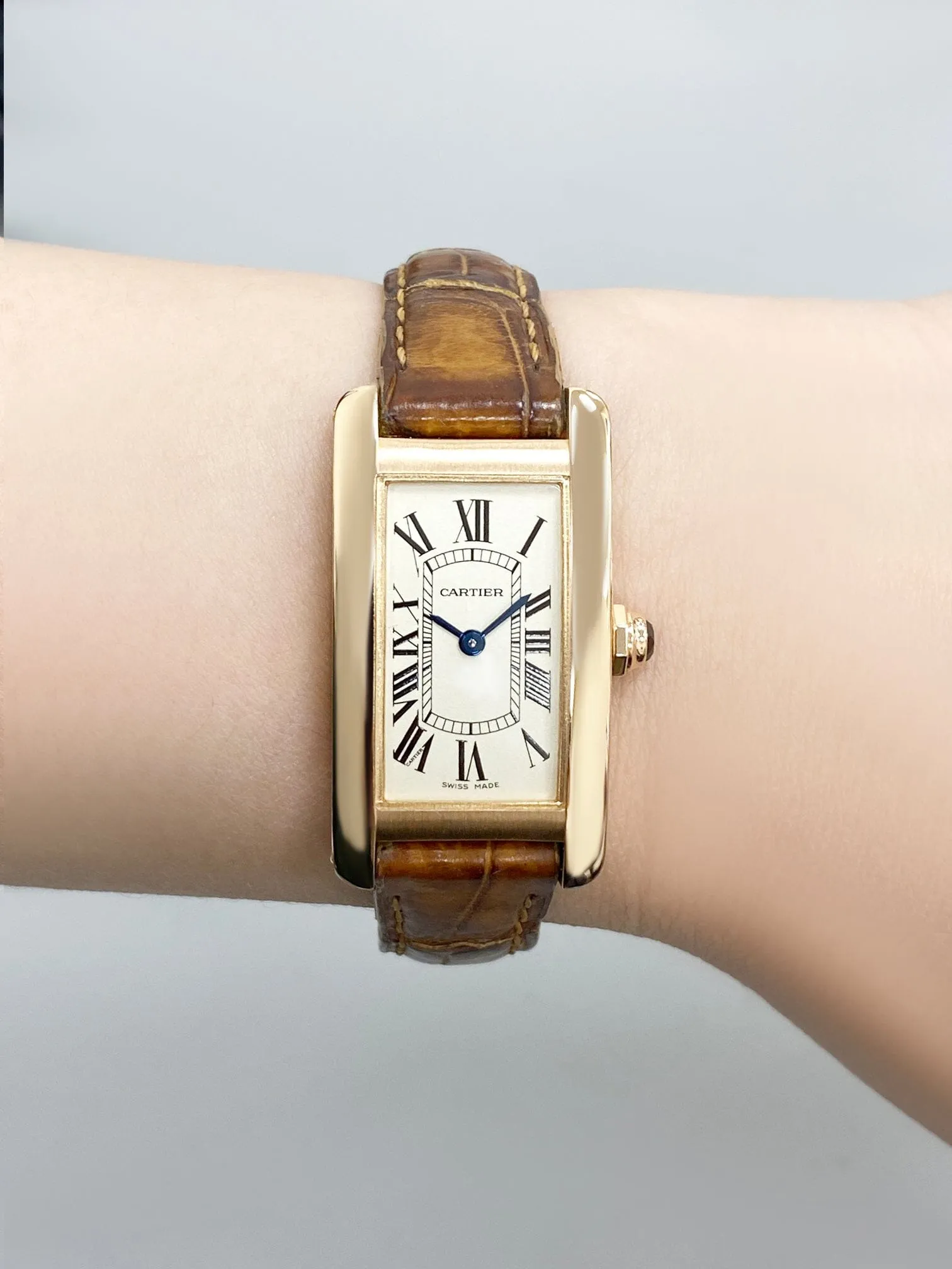 Cartier Tank Americaine W2607456 Ladies Watch