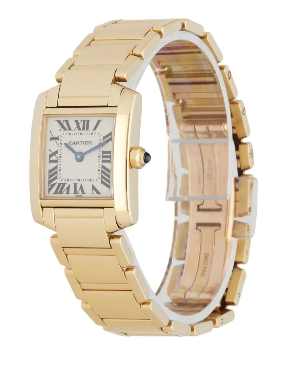 Cartier Tank Francaise 1820 Yellow Gold Ladies Watch