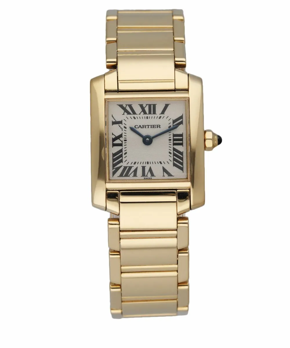 Cartier Tank Francaise 1820 Yellow Gold Ladies Watch