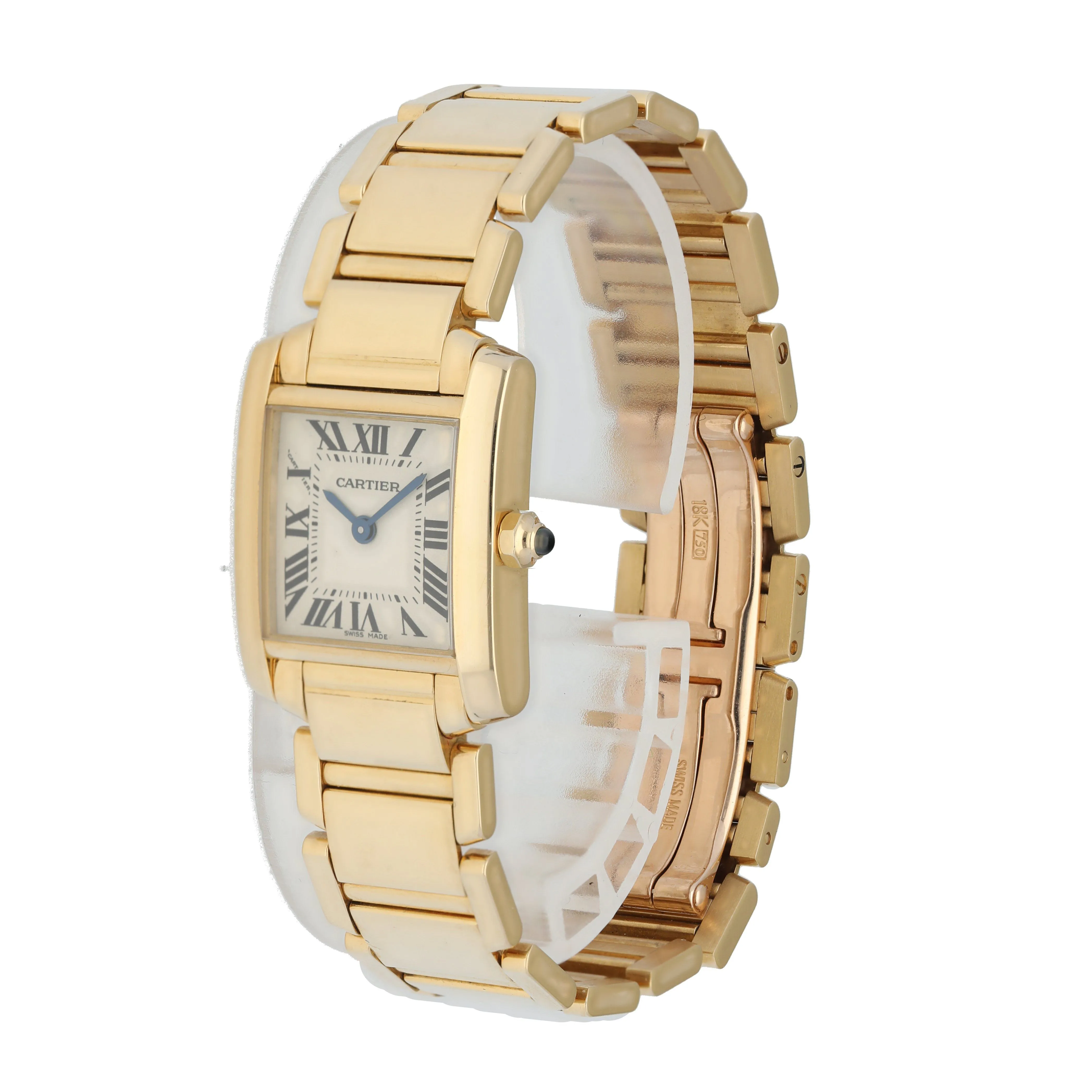 Cartier Tank Francaise 1820 Yellow Gold Ladies Watch