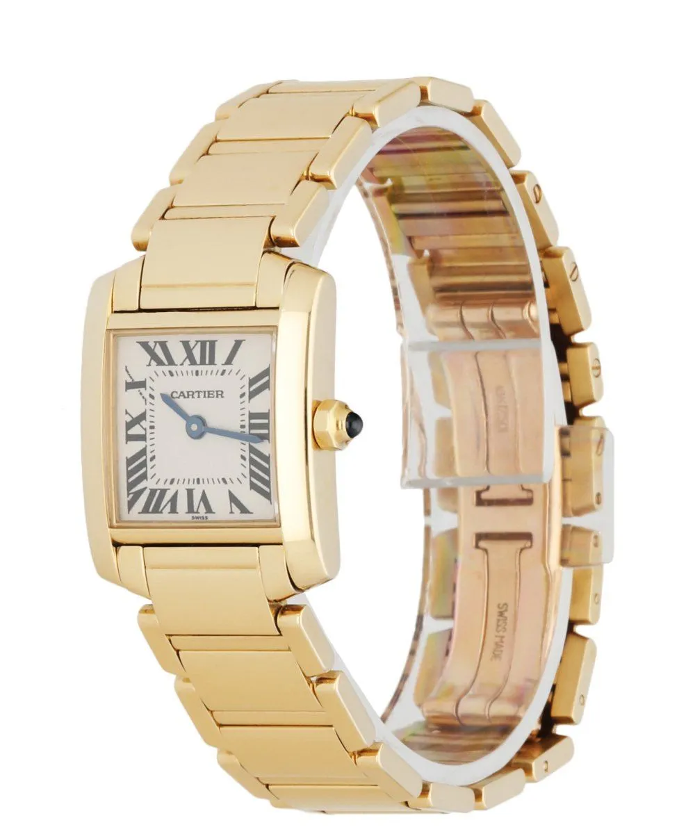 Cartier Tank Francaise 1820 Yellow Gold Ladies Watch