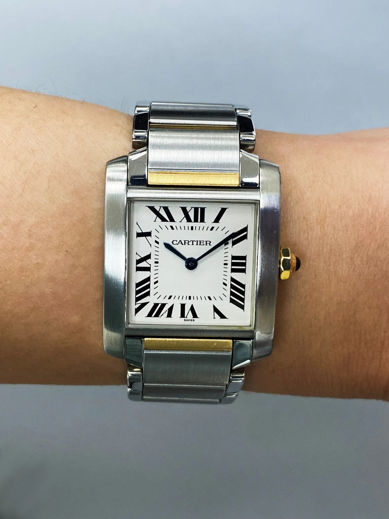 Cartier Tank Francaise 2301 Two-Tone Midsize Watch