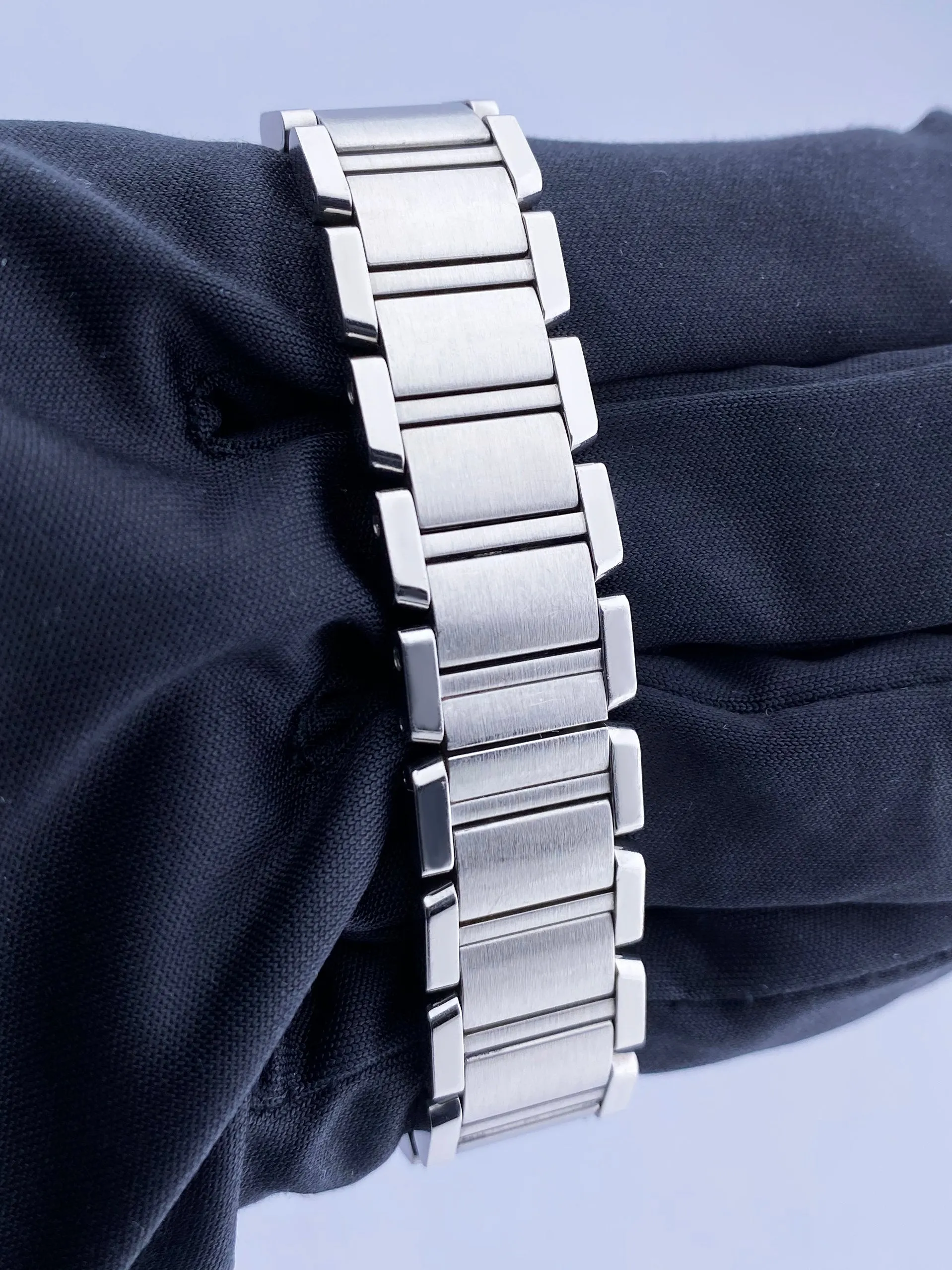 Cartier Tank Francaise 2384 Stainless Steel Ladies Watch
