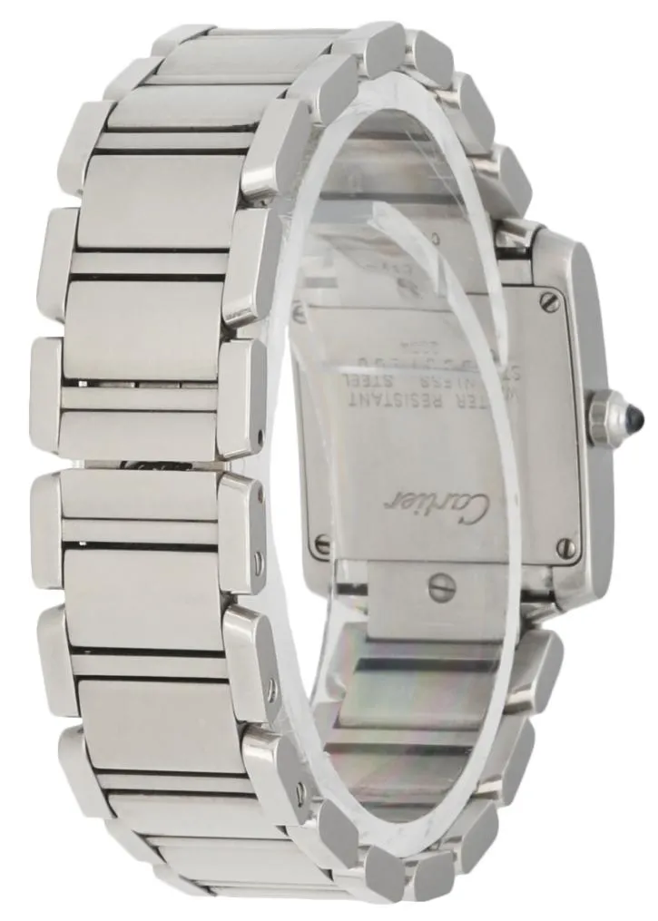Cartier Tank Francaise 2384 Stainless Steel Ladies Watch
