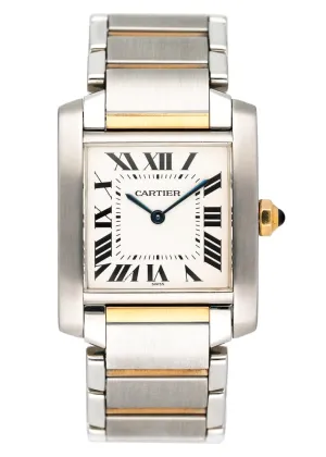 Cartier Tank Francaise W51006Q4 Two-Tone Midsize Ladies Watch