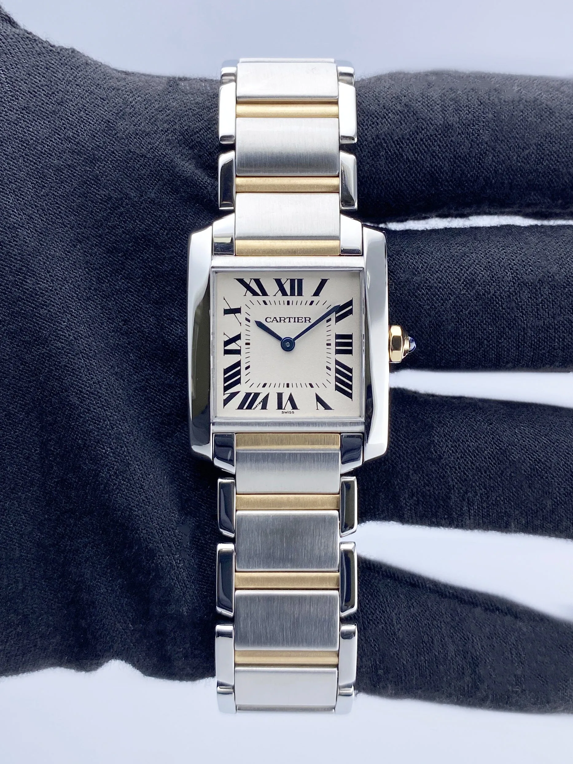Cartier Tank Francaise W51006Q4 Two-Tone Midsize Ladies Watch